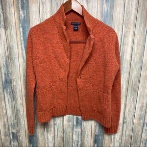 Anthropologie Wool Cardigan Sweater sz M # T957